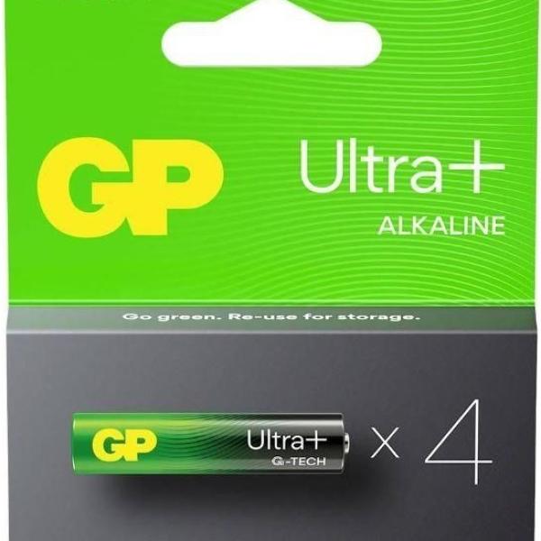 Blister 4 Pilhas Alcalinas LR03 AAA (ULTRA PLUS+) - GP