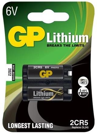 Pilha Lithium 2CR5M 6V - GP
