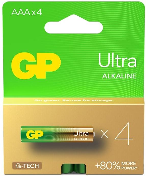 Blister 4 Pilhas Alcalinas LR03 AAA (ULTRA) - GP