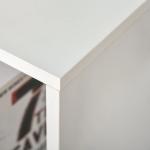 Estante para Livros Estante de Madeira de 3 Níveis com 6 Compartimentos de Armazenamento 65,5x30x97,5 cm Branco