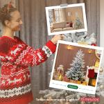 Árvore de Natal Artificial 150 cm Árvore de Natal Nevada com 828 Ramos Base Dobrável e Fácil de Montar Verde