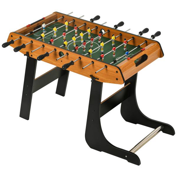 Mesa de Matraquilho Dobrável Matraquilho com 22 Jogadores e 2 Placares para Crianças e Adultos 98x42x62,5 cm Madeira e Preto