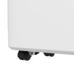 Desumidificador Elétrico 12L/Dia com 4 Modos 2 Velocidades Desligamento Automático Ecrã LED Temporizador 29x18x49 cm Branco