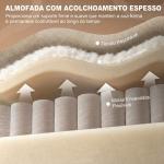 Poltrona Relax Reclinável até 155° Poltrona Reclinável Manual para Pessoas com Altura Inferior 195 cm 67x87x98 cm Bege