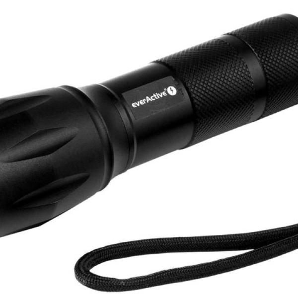 Lanterna LED CREE XM - L2 10W 600Lm c/ Zoom - (3x Pilhas AAA / 1x Pilha 18650) - everActive FL - 600