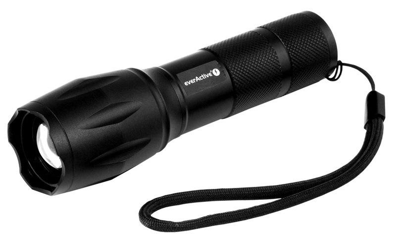 Lanterna LED CREE XM - L2 10W 600Lm c/ Zoom - (3x Pilhas AAA / 1x Pilha 18650) - everActive FL - 600