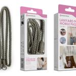 Cordão Trançado para Telemóvel NOVOTECK GS-001 - Cinzento