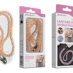 Cordão Pedra Pêssego para Telemóvel NOVOTECK GS - 008 Amarela