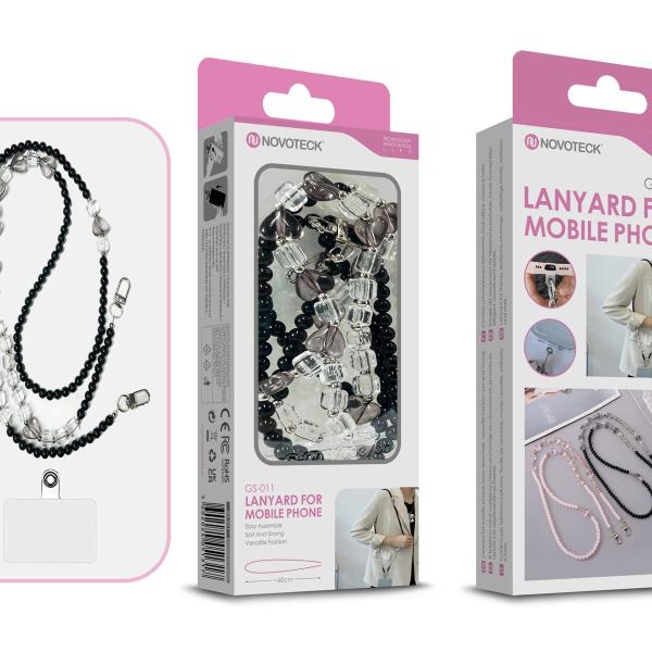 Cordão Fashion Universal para Telemóvel GS-011 NEGRO