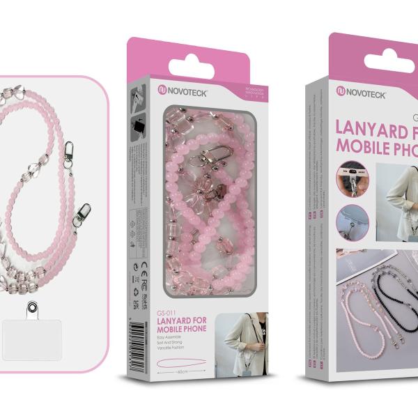 Cordão Fashion Universal para Telemóvel GS-011 ROSA