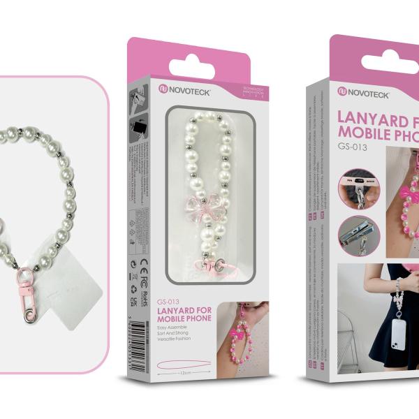 Cordão Fashion Universal para Telemóvel GS-013 BRANCO