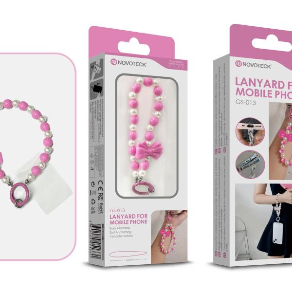 Cordão Fashion Universal para Telemóvel GS-013 ROSA