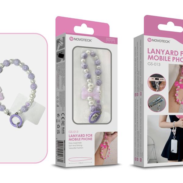 Cordão Fashion Universal para Telemóvel GS-013 ROXO