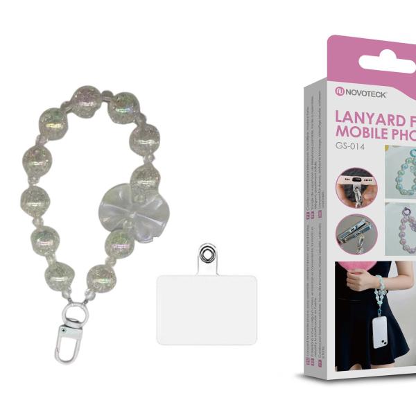 Cordão Fashion Universal para Telemóvel GS-014 BRANCO