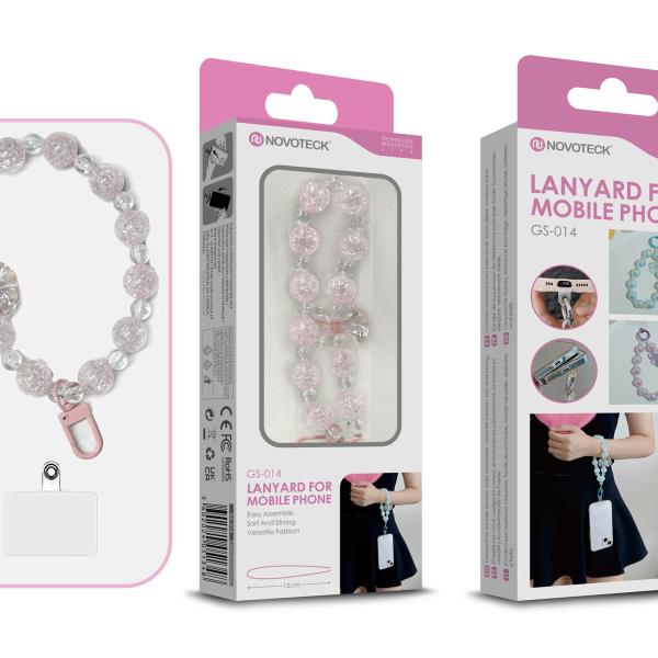 Cordão Fashion Universal para Telemóvel GS-014 ROSA