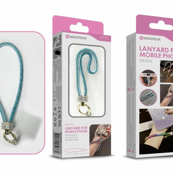 Cordão Fashion Universal para Telemóvel GS-016 AZUL