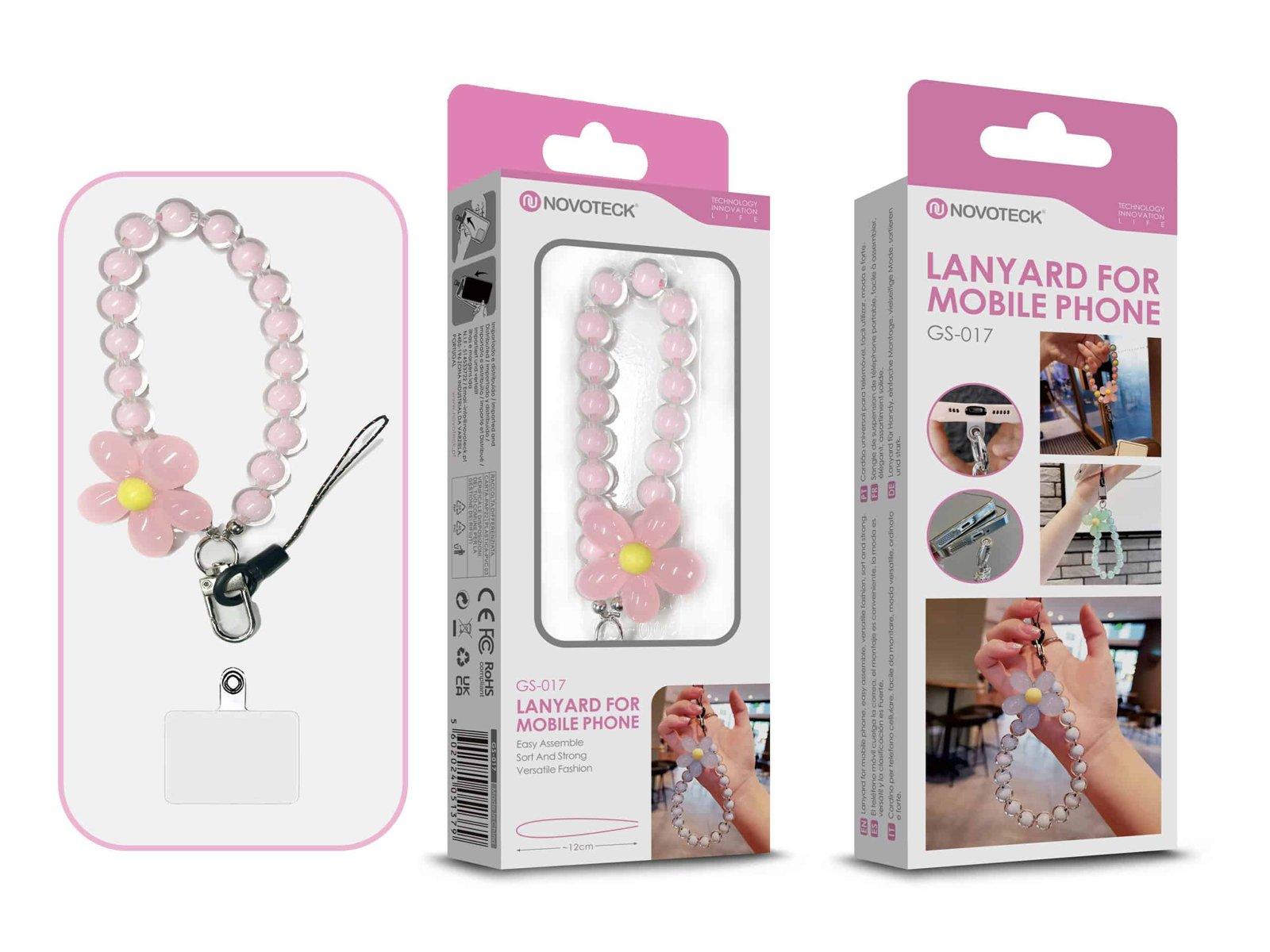 Cordão Fashion Universal para Telemóvel GS-017 ROSA