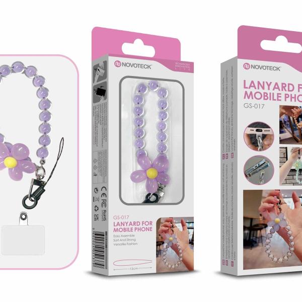 Cordão Fashion Universal para Telemóvel GS-017 ROXO