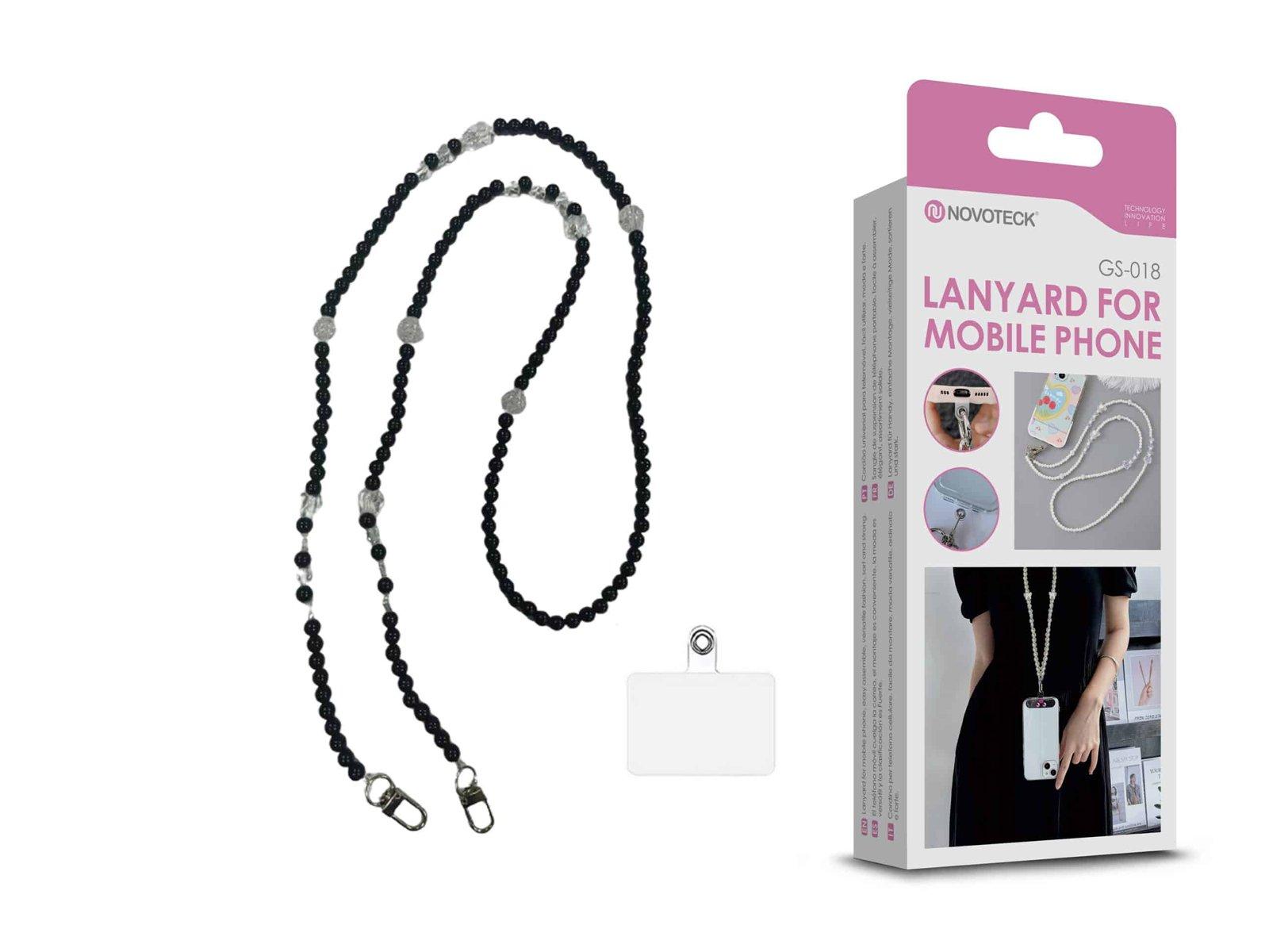 Cordão Fashion Universal para Telemóvel GS-018 NEGRO