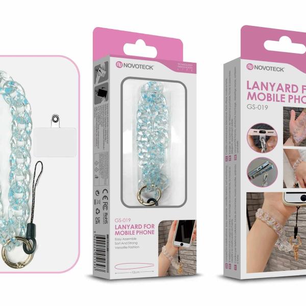 Cordão Fashion Universal para Telemóvel GS-019 AZUL