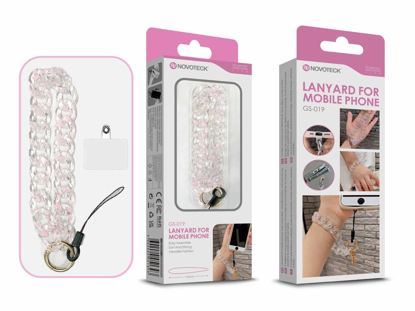 Cordão Fashion Universal para Telemóvel GS-019 ROSA