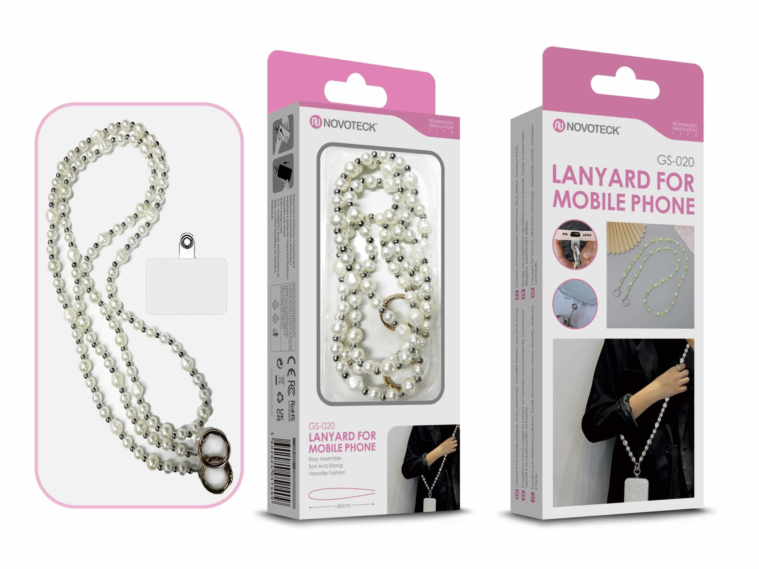 Cordão Fashion Universal para Telemóvel GS - 020 BRANCO
