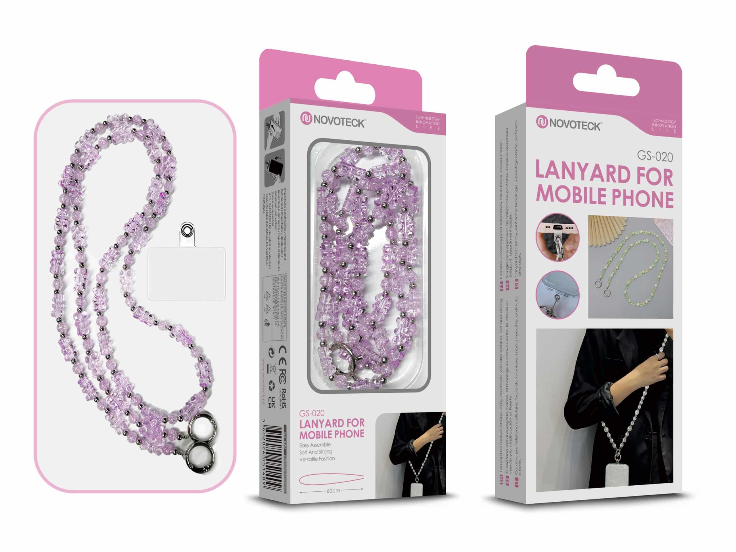 Cordão Fashion Universal para Telemóvel GS - 020 ROXO