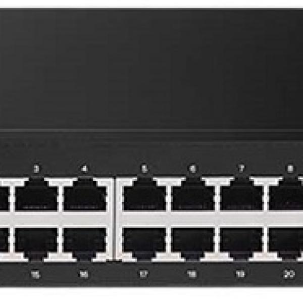 Switch de Rede 24 Portas Gigabit Ethernet (10/100/1000) + 2 Portas SFP (Preto) - EDIMAX