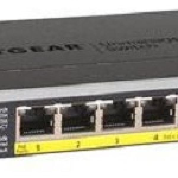 Switch de Rede GS108LP Gigabit Ethernet Não Gerenciado (10/100/1000) PoE - NETGEAR