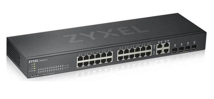 Switch GS1920 - 24V2 Gerido 1000 Mbit/s Preto - ZYXEL