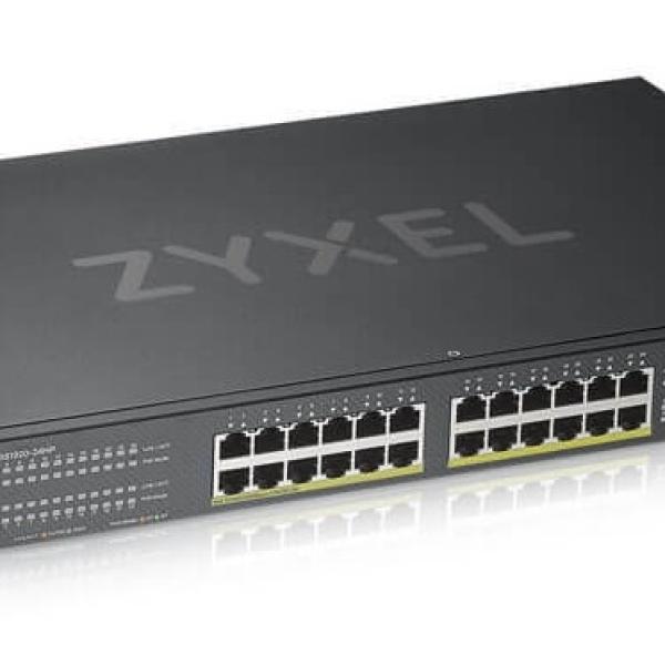 Switch GS1920 - 24HPV2 Gerido 1000 Mbit/s (Poe) Preto - ZYXEL