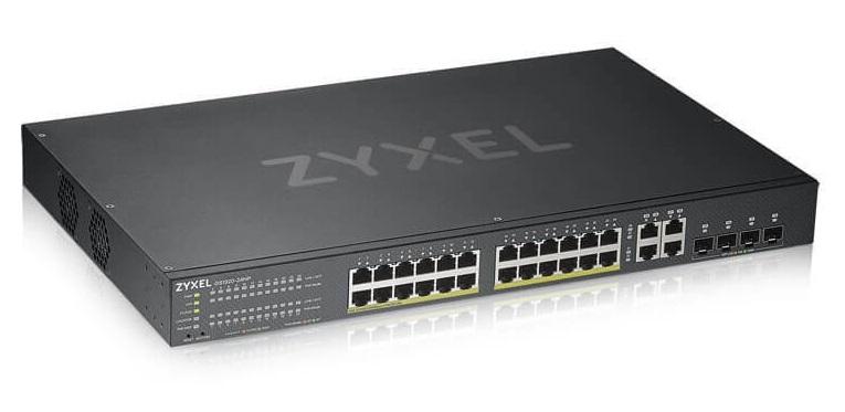 Switch GS1920 - 24HPV2 Gerido 1000 Mbit/s (Poe) Preto - ZYXEL