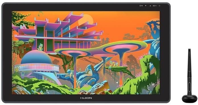 Mesa Digitalizadora 22 Kamvas Plus GS2202 Full HD (Cinza Escuro) - HUION