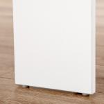 Mesa de Jantar Extensível para 4 - 6 Pessoas com Lateral Abatível Mesa Auxiliar Multifuncional 180x85x75cm Branco