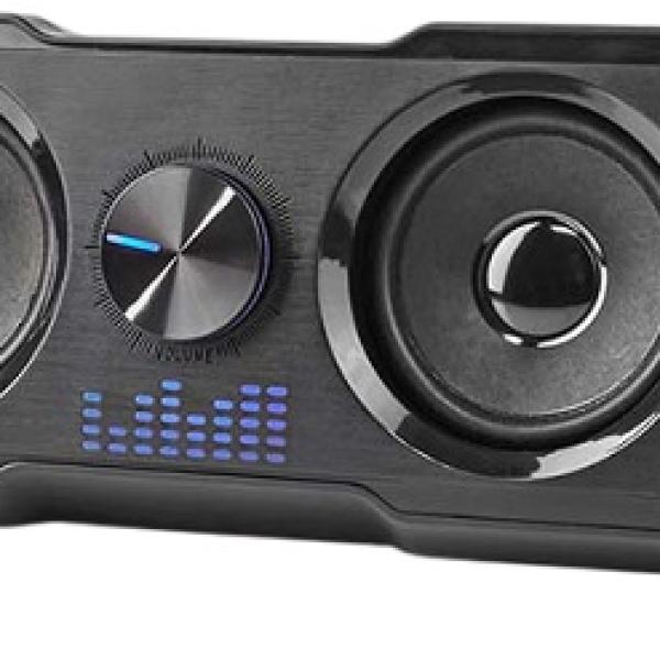 Colunas Gaming 2.2 USB 48W c/ Subwoofer (Preto) - NEDIS