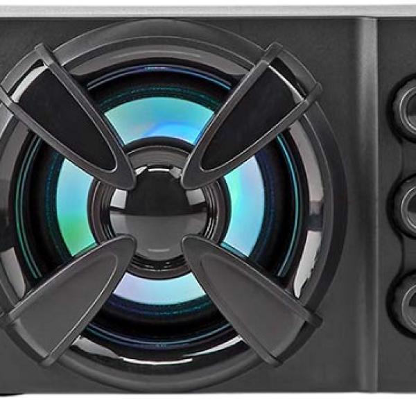 Colunas Gaming 2.1 USB 33W c/ Subwoofer USB/Jack 3.5mm (Preto) - NEDIS