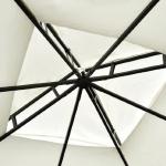 Toldo de Substituição 3x3m para Pérgolas Toldo de Substituição de Pérgolas de Jardim Creme
