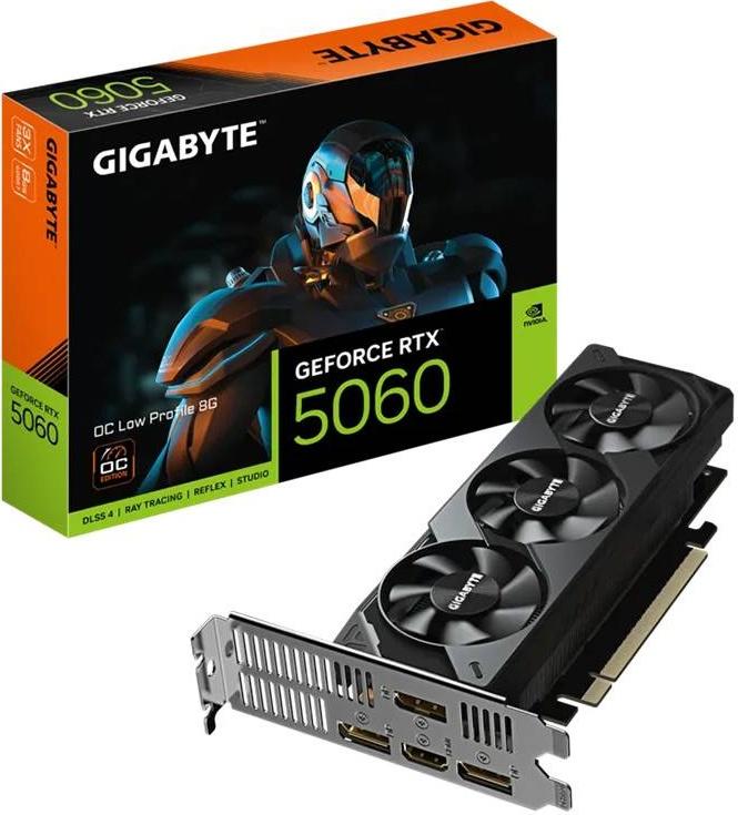 Placa Gráfica NVIDIA GeForce RTX 5060 Blackwell OC Low Profile 8G GDDR7 DLSS4 - GIGABYTE
