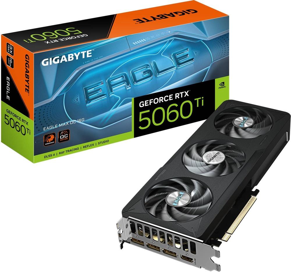 Placa Gráfica NVIDIA GeForce RTX 5060 Ti Blackwell Eagle Max OC 16GB GDDR7 DLSS4 - GIGABYTE