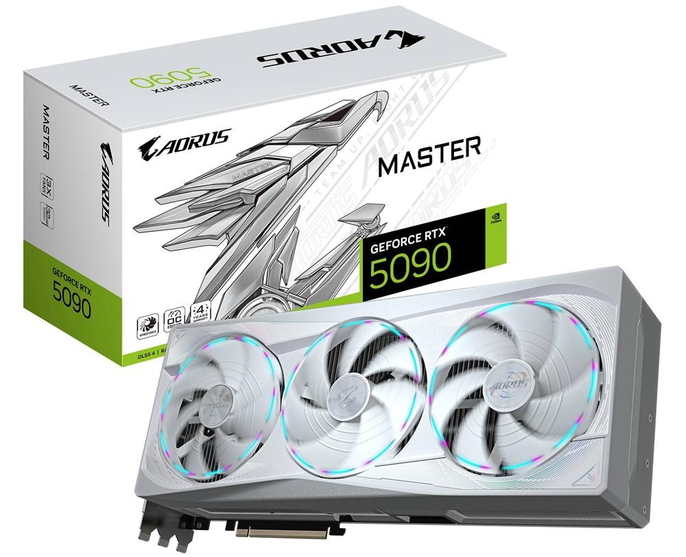Placa Gráfica NVIDIA GeForce RTX 5090 Blackwell Master Ice 32G GDDR7 DLSS4 - GIGABYTE