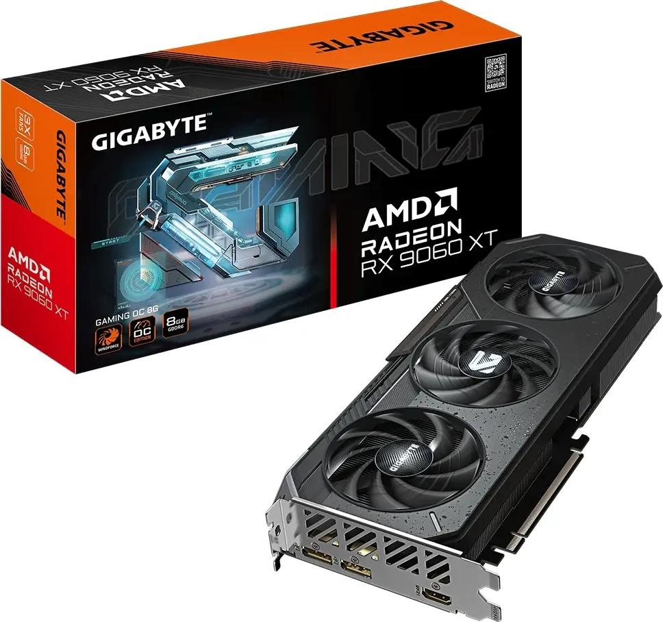 Placa Gráfica AMD Radeon RX 9060 XT RDNA 4 Gaming OC 8GB GDDR6 - GIGABYTE