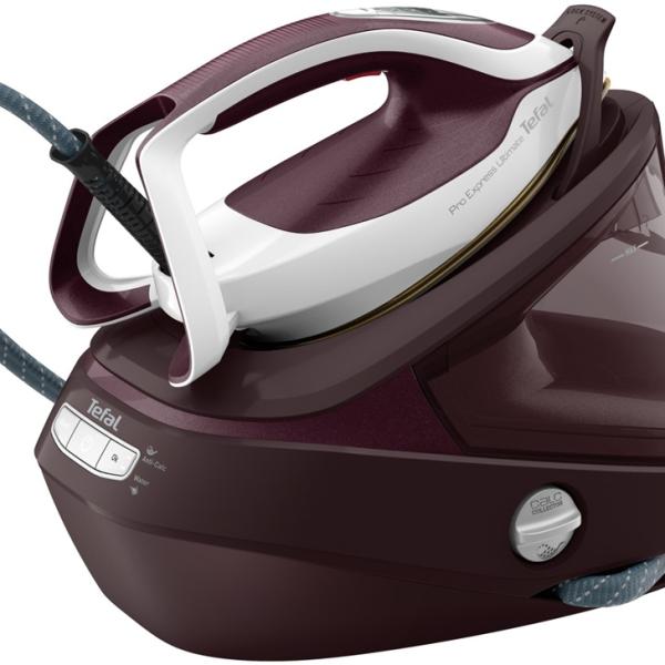Ferro de Engomar c/ Caldeira Pro Express Ultimate II GV9721 1,2L 3000W (Vermelho/Branco) - TEFAL
