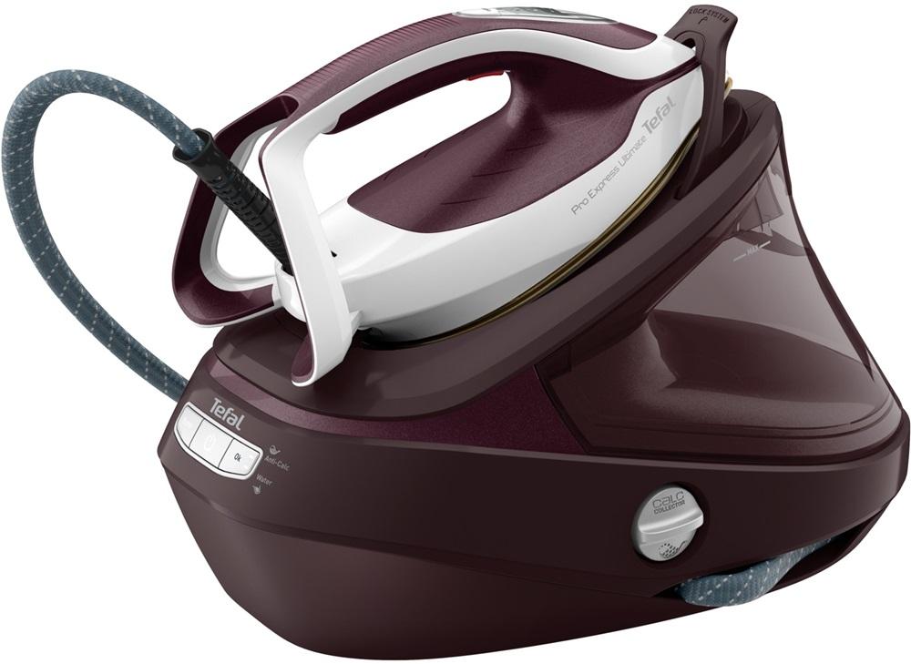 Ferro de Engomar c/ Caldeira Pro Express Ultimate II GV9721 1,2L 3000W (Vermelho/Branco) - TEFAL