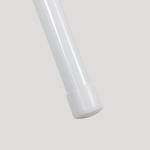Conjunto de 4 Cadeiras Dobráveis com Encosto e Estrutura de Aço para Sala de Estar escritório Estúdio 45x46x78 cm Branco