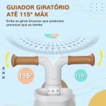 Bicicleta sem Pedais para Crianças de 12 - 36 Meses Bicicleta de Equilíbrio com Assento Ajustável 56x27x39 cm Marrom