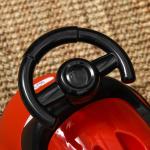 Bacio para Bebé de 6 - 36 Meses Bacio de Aprendizagem Treinamento Portátil em Forma de Carro com Tampa Volante Fácil de Limpar Carga 50kg 40x27,5x29,1cm Vermelho