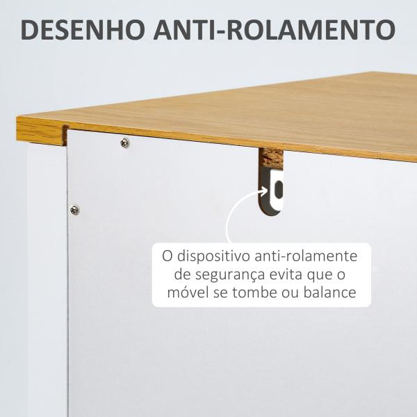 Aparador de Cozinha com Armário 2 Gavetas 2 Portas de Vidro e Prateleiras Ajustáveis Móvel Auxiliar de Armazenamento para Sala de Jantar Sala de Estar 120x40x90 cm Branco