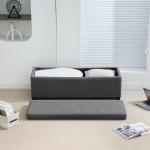 Banco de Arrumação Capacidade de 84 L Estofado em Veludo Banco Pé de Cama para Dormitório 112x42x40 cm Cinza