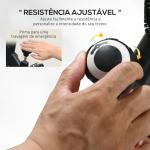 Bicicleta Estática com Resistência Ajustável Volante de Inércia de 8 kg Ecrã LCD Guiador e Assento Ajustável 103x53x100 - 114 cm Preto e Vermelho