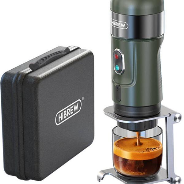 Máquina de Café Expresso Portátil H4B 3 - EM - 1 80W + Mala de Transporte - HiBREW